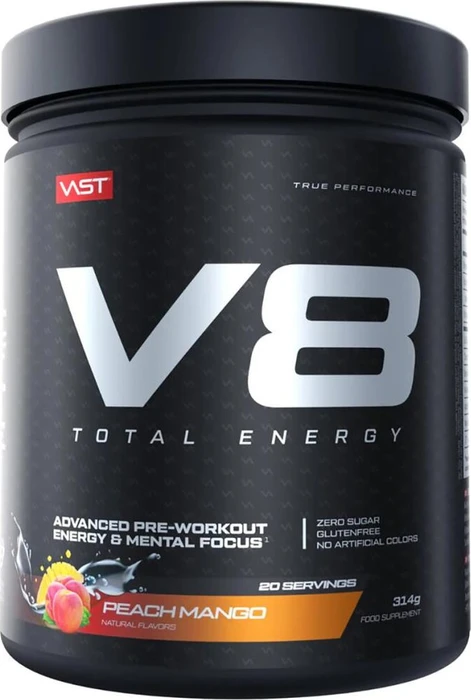 VAST V8 Total Energy Peach/Mango 314g