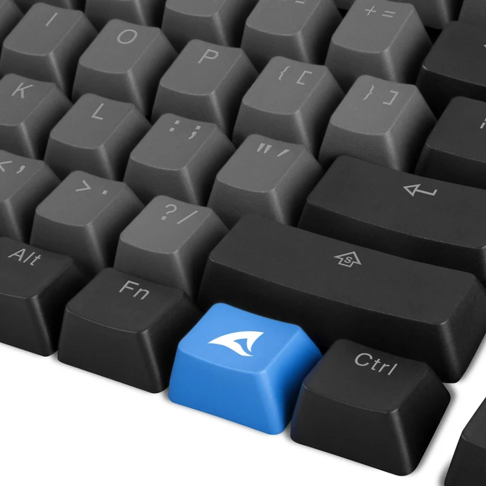 Sharkoon Skiller SAC20 Keycap Set, Kunststoff (PBT) Double-Shot, schwarz/grau, 114 Tasten (104+10), ANSI-US