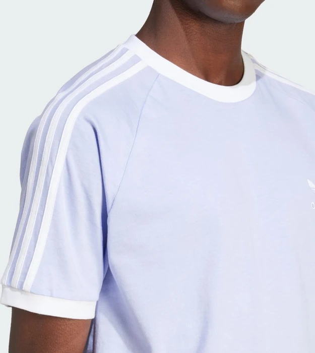 adidas Adicolor Classics 3-Streifen T-Shirt kurzarm violet tone (Herren)