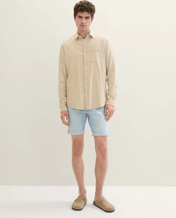 Tom Tailor Jeansshorts Jeans clean bleached blue denim (Herren)