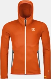 Ortovox Fleece Hoody Funktionsjacke hot orange (Herren)