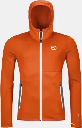 Ortovox Fleece Hoody Funktionsjacke hot orange (Herren)