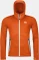 Ortovox Fleece Hoody Funktionsjacke hot orange (Herren) Vorschaubild