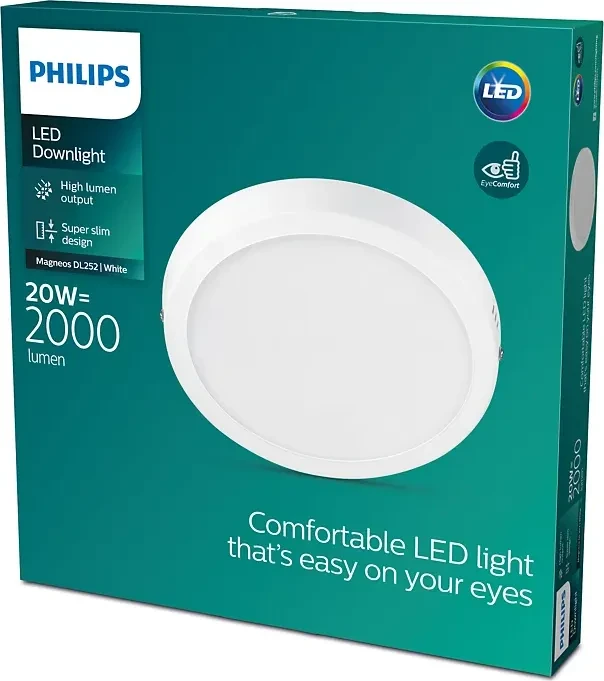 Philips Magneos LED-Panel rund 20W weiß (929002661431) – Bild 2 von 3