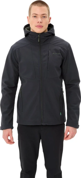Vaude Cyclone Hooded Funktionsjacke black/khaki (Herren)