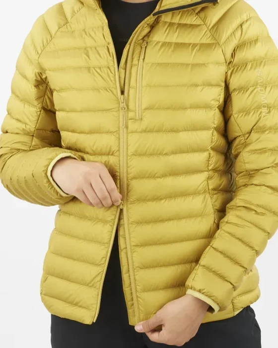 Salomon Elixir Micro Down Hooded Funktionsjacke cress green (Damen)