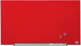 Nobo Impression Pro Whiteboard Glas 31" 31", rot, 68x38cm