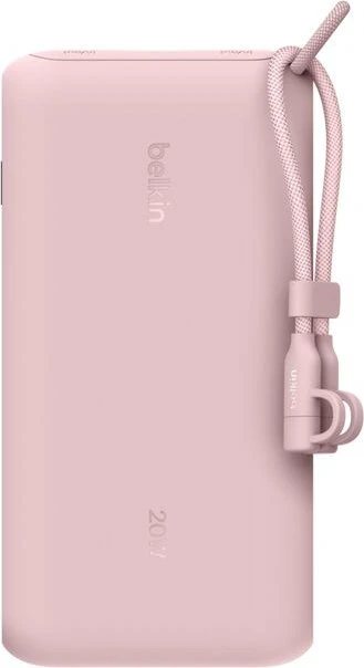 Belkin BoostCharge Powerbank 20K mit Display rosa