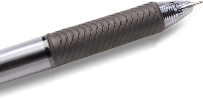 Pentel EnerGel X BLN105 0.5mm/0.25mm Gelroller schwarz/transparent