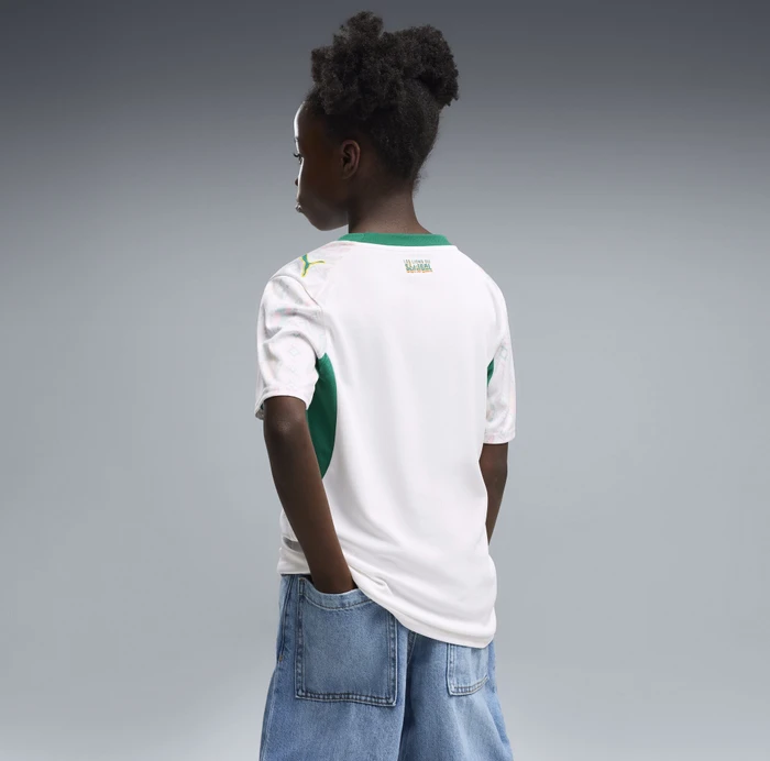 Puma FIFA WM 2026 Senegal Heimtrikot kurzarm puma white/wild green (Junior)