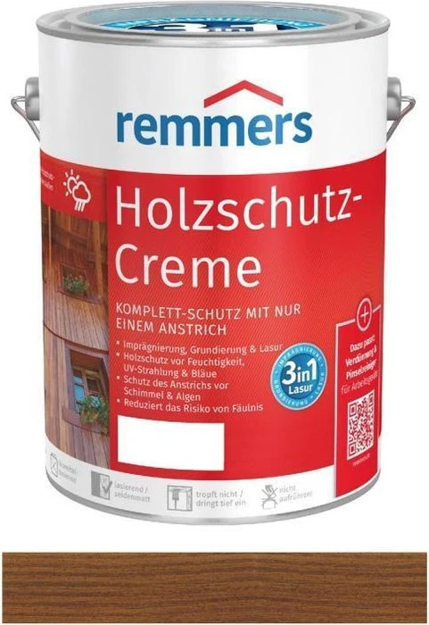 Remmers Holzschutz-Creme nussbaum, 2.5l