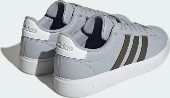 adidas Grand Court 2.0 halo silver/shadow olive/cloud white