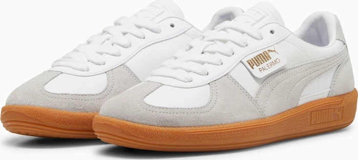 Puma Palermo Leather puma white/glacial gray/gum