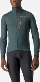 Castelli Go Fahrradjacke rover green/red orange (Herren)