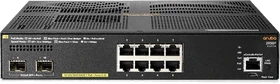 HPE Aruba 2930F 8G Desktop Gigabit Managed Switch, 8x RJ-45, 2x SFP+, 125W PoE+ (JL692A)