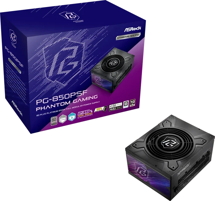 ASRock Phantom Gaming PG-850PSF 850W, ATX 3.1