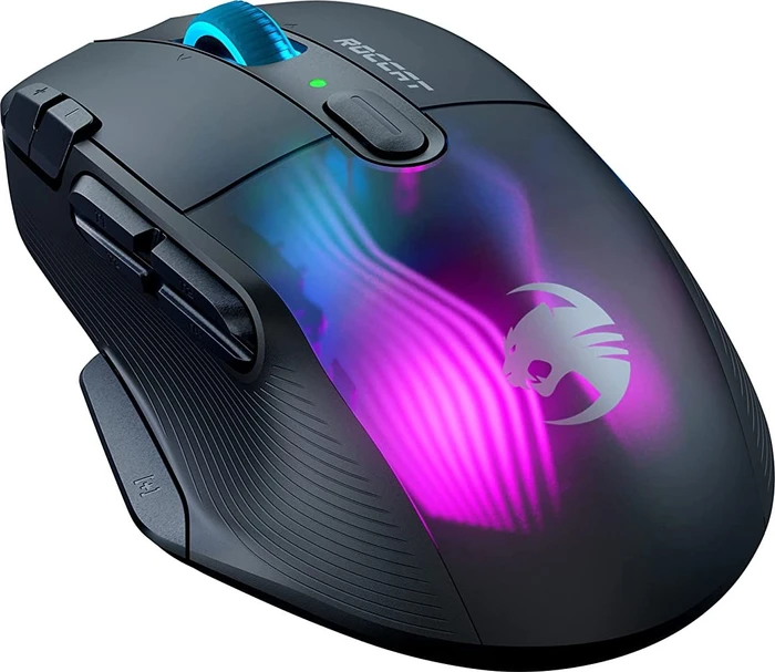 Roccat Kone XP Air mit Ladestation, Ash Black, USB/Bluetooth