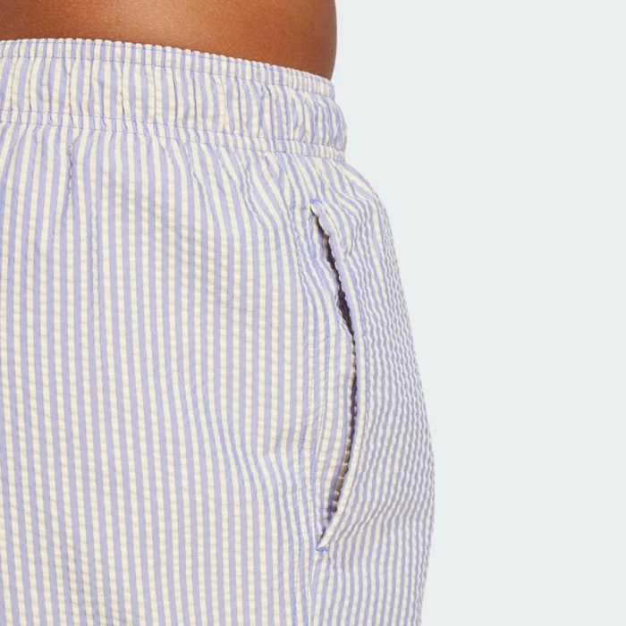 adidas Stripey Classics Short Length Badehose cobalt blue/black (Herren)