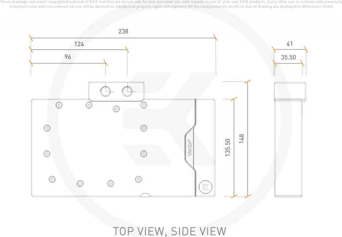 EK Water Blocks Quantum Line EK-Quantum Vector² FE RTX 4090 ABP Set D-RGB, Nickel, Acetal