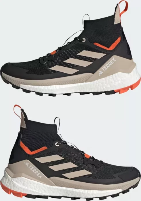 adidas Terrex Free Hiker 2.0 core black/wonder beige/semi impact orange (Herren)