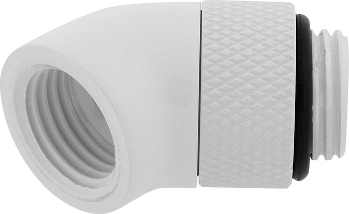 Corsair Hydro X Series XF Hardline, Winkeladapter 45° G1/4", weiß, 2er-Pack