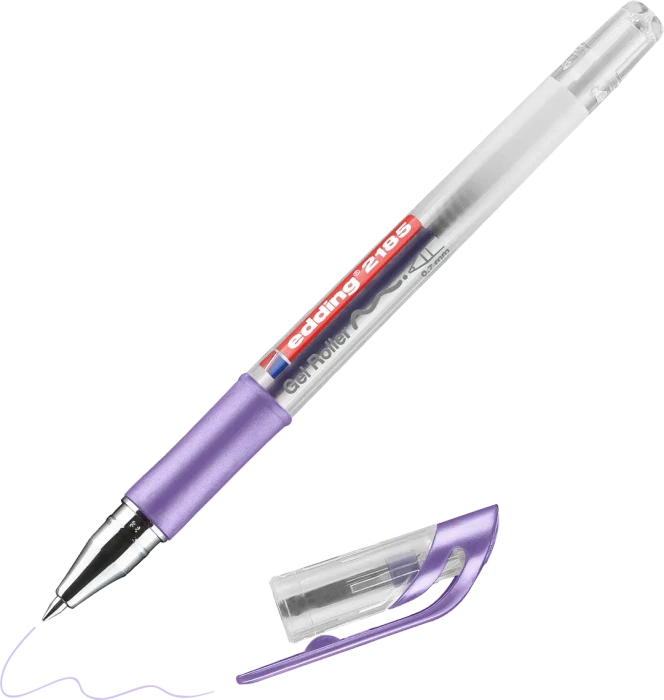 edding 2185 metallic Gelroller (Mine) violett