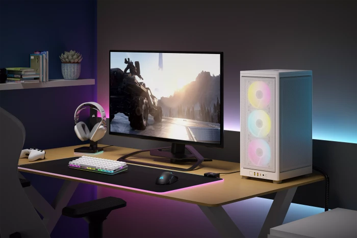 Corsair 2000D RGB Airflow, weiß, Mini-ITX