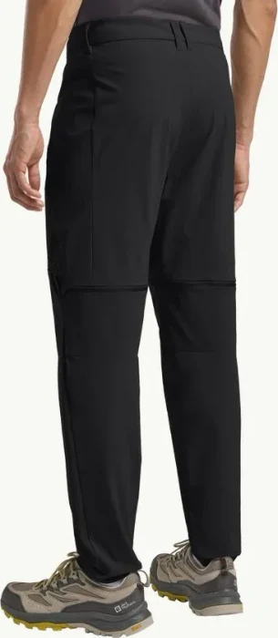 Jack Wolfskin Hikeout Zip-Off Hose lang schwarz (Herren)