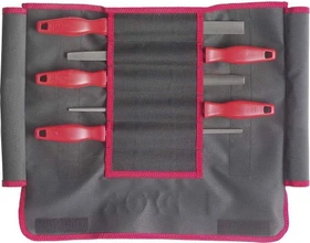 Dick Feilen-Set inkl. Tasche, 5-tlg.
