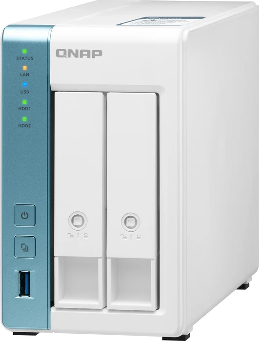 QNAP Turbo Station TS-231P3-4G, 4GB RAM, 1x RJ-45 2.5GBase-T, 1x RJ-45 1000Base-T