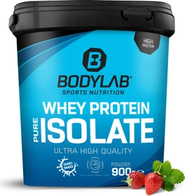 BodyLab24 Whey Protein Isolat Erdbeer 900g