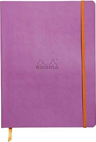 Rhodia Rhodiarama Notizbuch, 190x250mm, punktiert, Softcover, lila, 80 Blatt