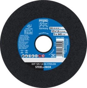 Pferd EHT 150-1.6 SG STEELOX Trennscheibe, 150x1.6x22.23mm, 25 Stück