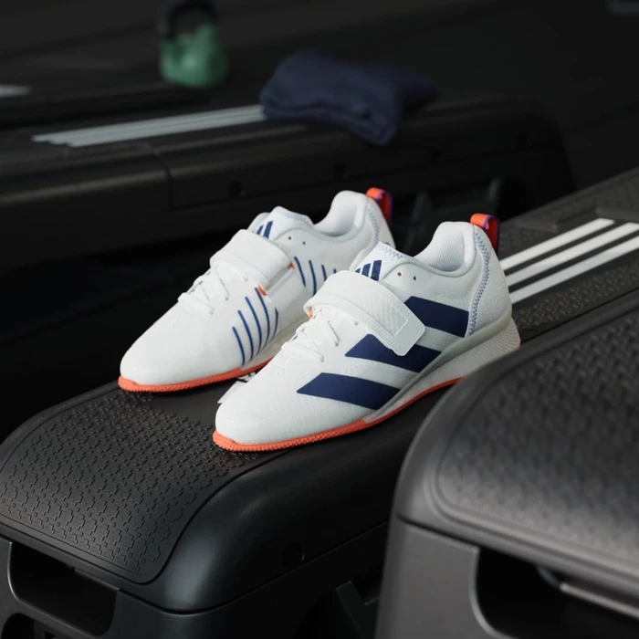 adidas Adipower 3 cloud white/dark blue/royal blue