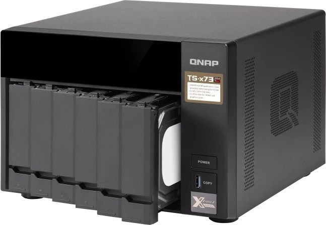 QNAP Turbo Station TS-673-8G, 8GB RAM, 4x RJ-45 1000Base-T, 4x USB-A 3.0