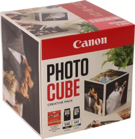 Canon Tinte PG-540/CL-541 schwarz/dreifarbig Photo Cube pink