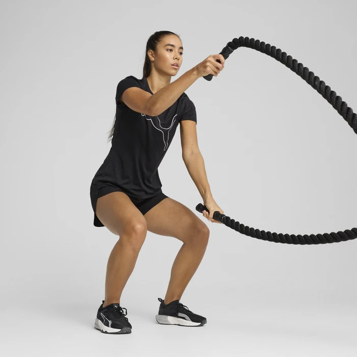 Puma TAD Essentials Funktionsshirt kurzarm puma black (Damen)