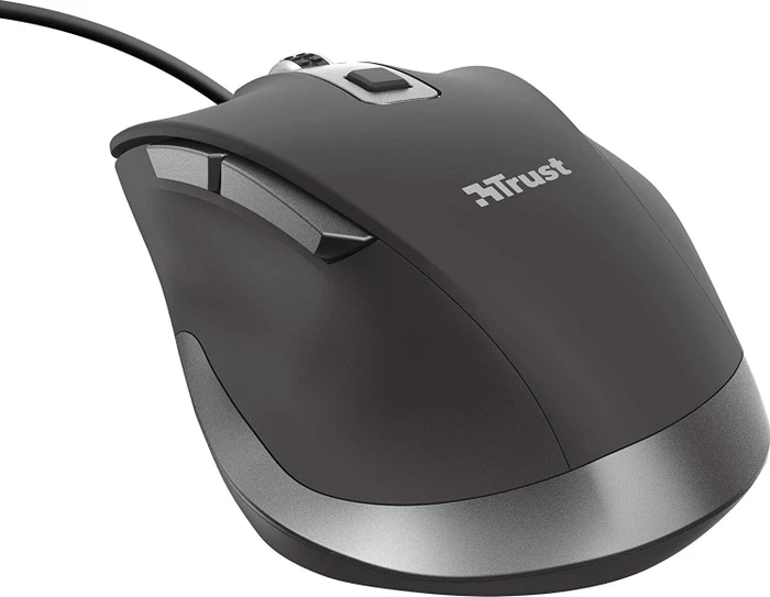 Trust Fyda Wired Comfort Mouse schwarz, USB