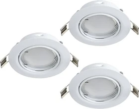 Eglo Peneto rund 8.7cm Einbauleuchte weiß, 3 Stück