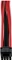 Thermaltake TtMod Sleeve Cable Verlängerung 30cm, schwarz/rot Vorschaubild