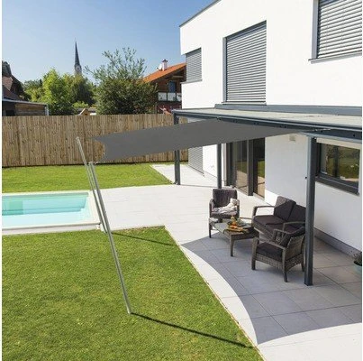 Windhager Cannes Sonnensegel 500x500cm anthrazit