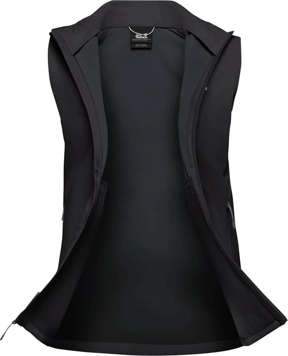 Jack Wolfskin Prelight Stride Funktionsweste schwarz (Herren)
