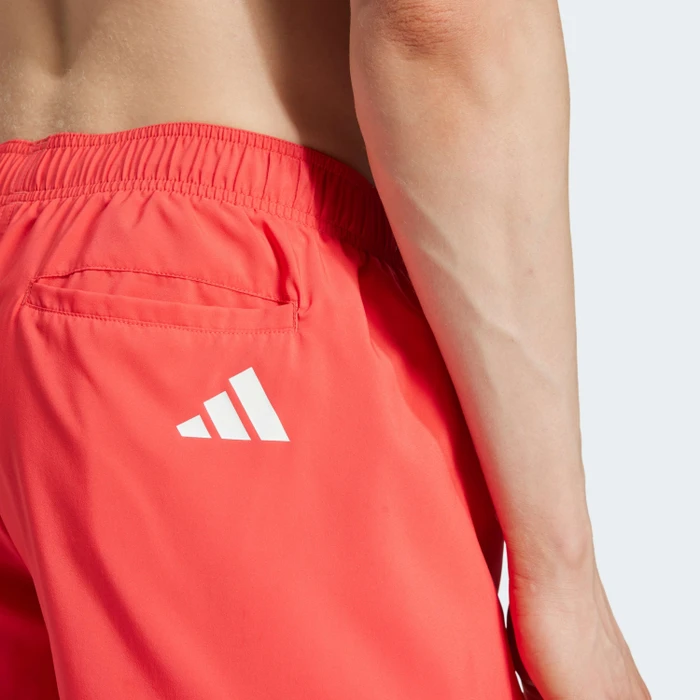 adidas 3-Streifen 8-Inch Badeshorts semi lucid red/white (Herren)
