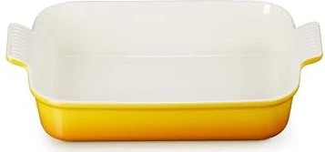Le Creuset Auflaufform Tradition rechteckig 39x25.4cm 4l nectar