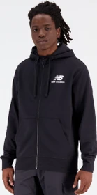 New Balance Essentials Stacked Logo French Terry Hoodie schwarz (Herren)