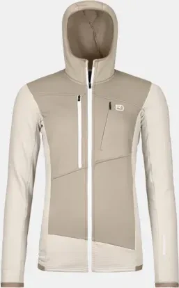 Ortovox Fleece Grid Hoody Funktionsjacke white chalk (Damen)