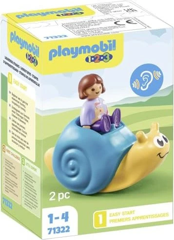 playmobil 1.2.3 Schaukelschnecke mit Rassel