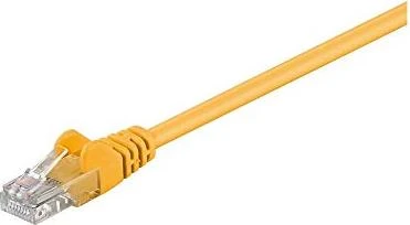 goobay Patchkabel, Cat5e, U/UTP, RJ-45/RJ-45, 15m, gelb