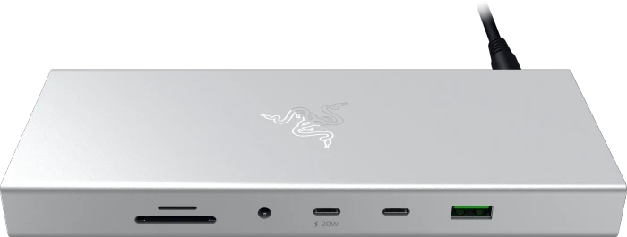Razer USB 4 Dock, weiß, EU, USB4 [Buchse]