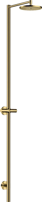 Hansgrohe AXOR Starck Nature Duschsäule mit Kopfbrause 240 1jet ohne Handbrause polished gold optic